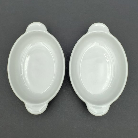 Corning Vision White Oval Small Casserole Oblong Tab Handle Grab It Dish V-14-B - Picture 1 of 5